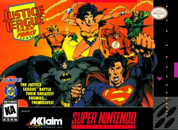 Justice League Task Force (USA) (Beta) box cover front